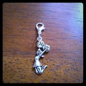 Sedilia Designs Cheerleader Zipper Charm